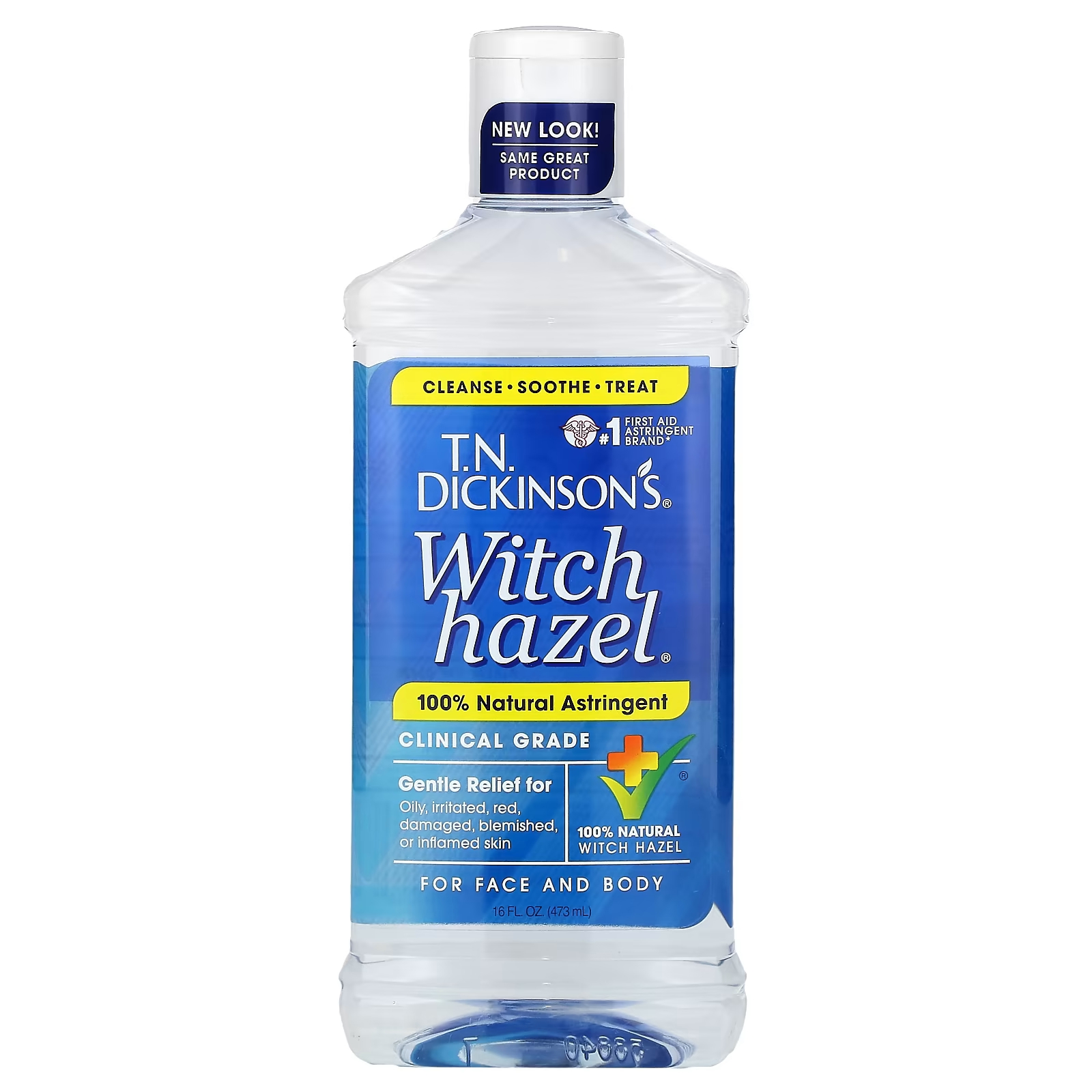 Тоник для лица и тела Dickinson Brands Witch Hazel, 473 мл тоник dickinson brands original witch hazel 4 в 1 with eucalyptus 118 мл