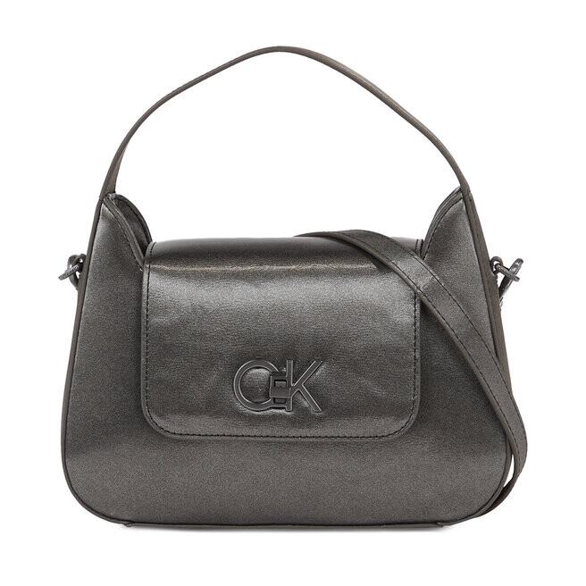 

Сумка Calvin Klein Re-LockMini Xbody-Gunmetal, серый
