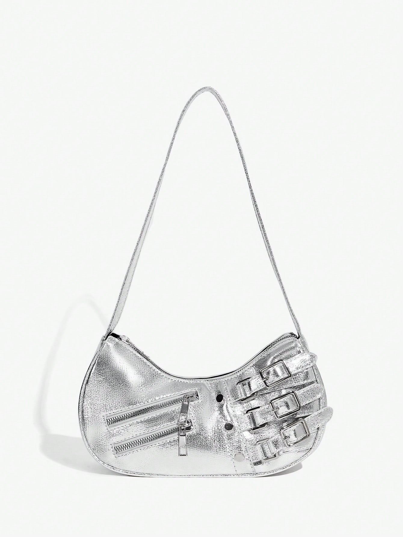 SHEIN ICON Street Style, серебро printio сумка cool girl