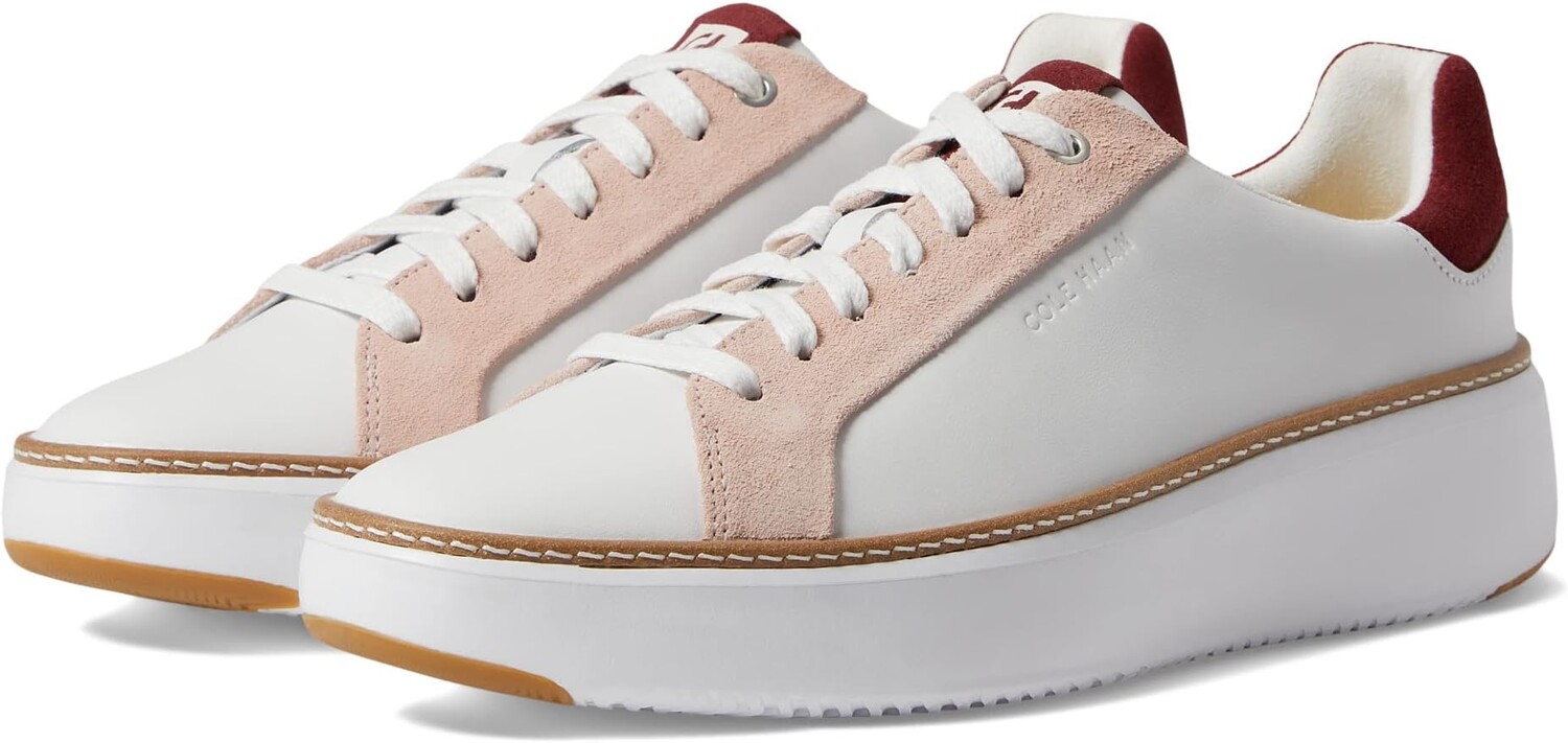 

Кроссовки Grandpro Topspin Sneaker Cole Haan, цвет Optic White/Syrah Multi/Optic White