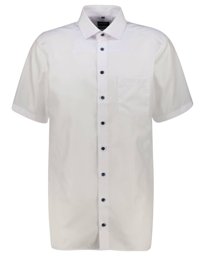 

Рубашка Luxor Modern Fit с коротким рукавом Olymp, белый
