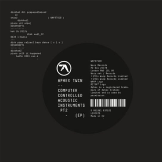 Виниловая пластинка Aphex Twin - Computer Controlled Acoustic Instruments pt 2 EP