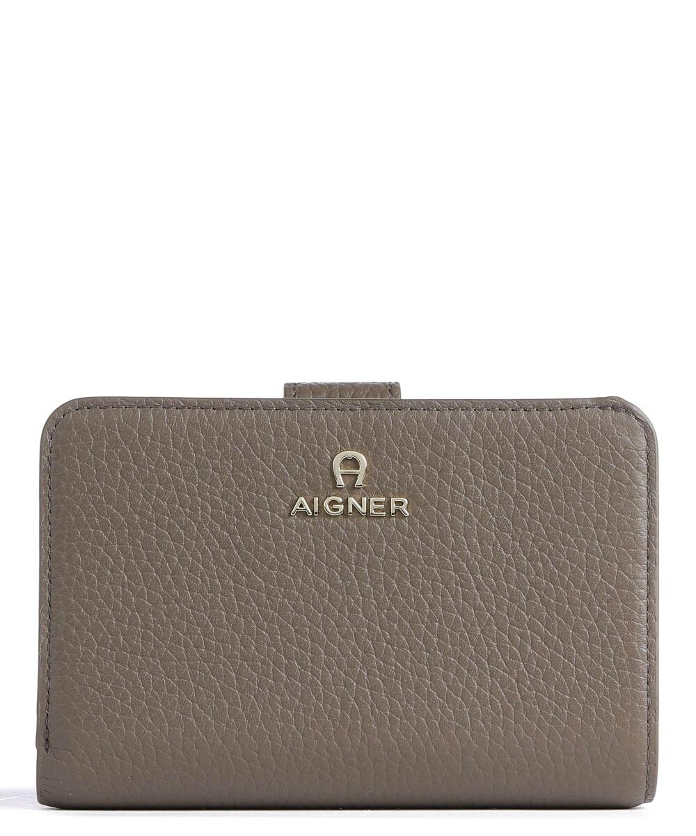 

RFID-кошелек Ivy из зернистой яловой кожи Aigner, коричневый