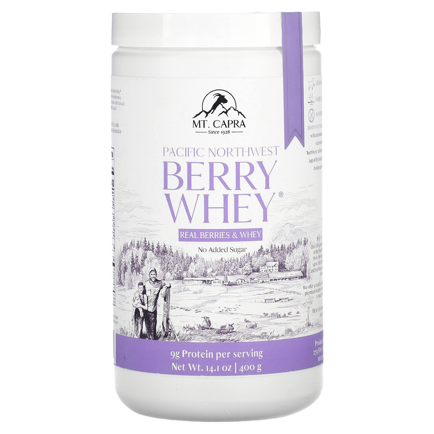 

Pacific Northwest Berry Whey, 400 г (14,1 унции), Mt. Capra