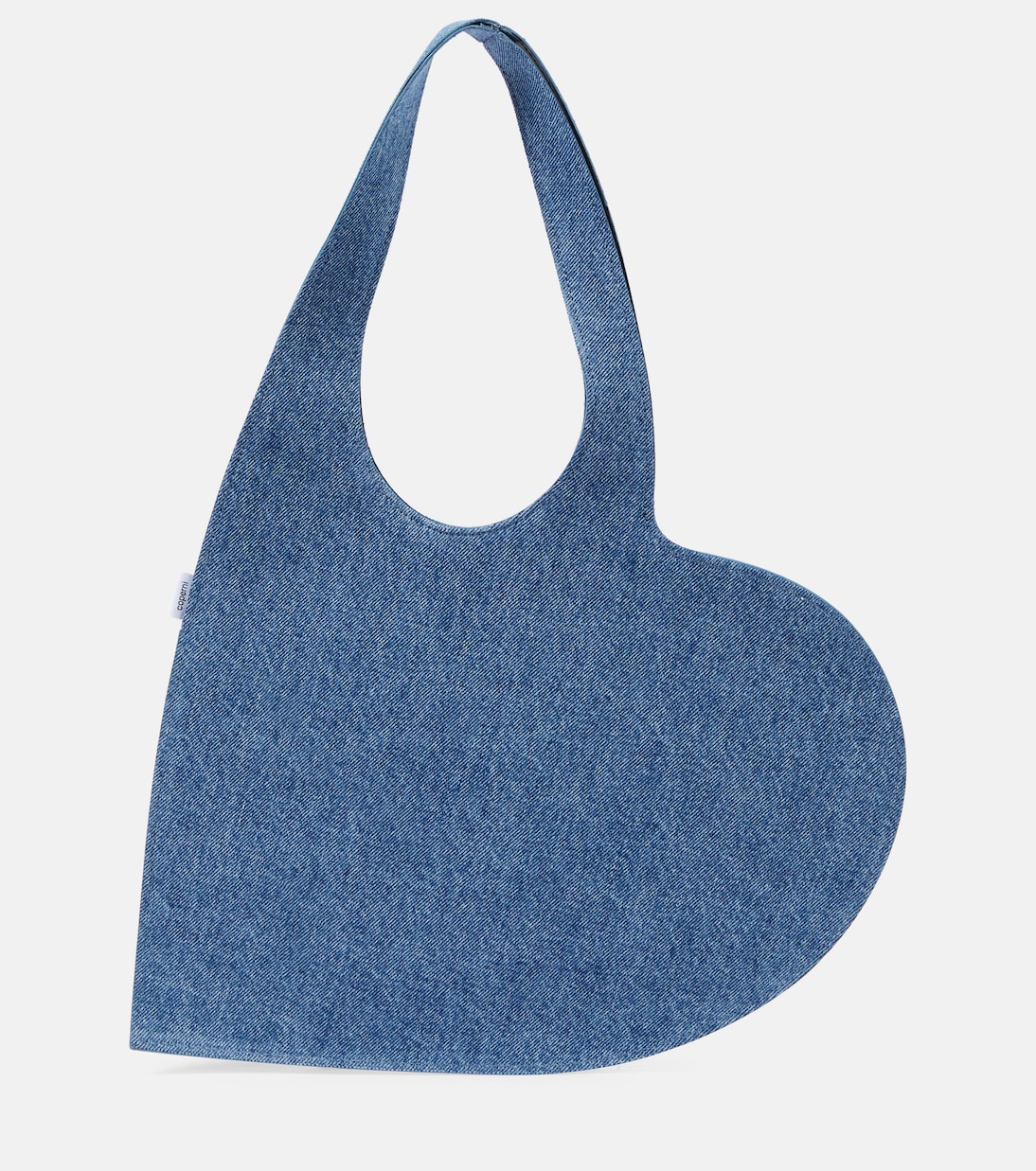 цена Джинсовая сумка-тоут heart mini Coperni, синий