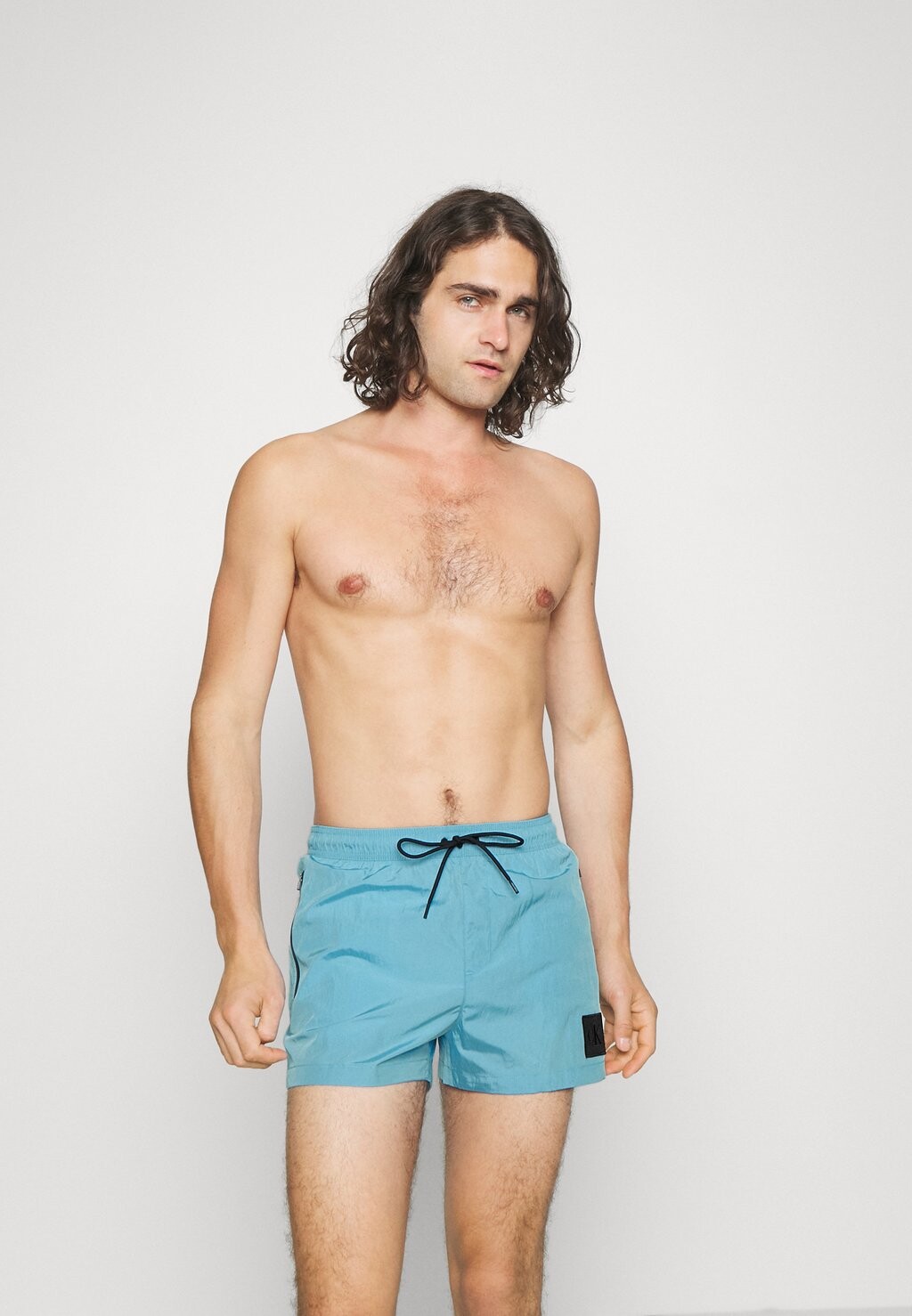 

Шорты для плавания Drawstring Calvin Klein Swimwear, цвет blue tide