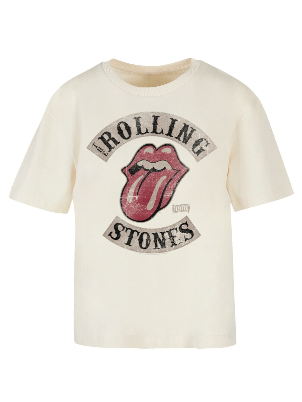 

Рубашка F4Nt4Stic The Rolling Stones Tour 78 Vector, песочный/темно-бежевый