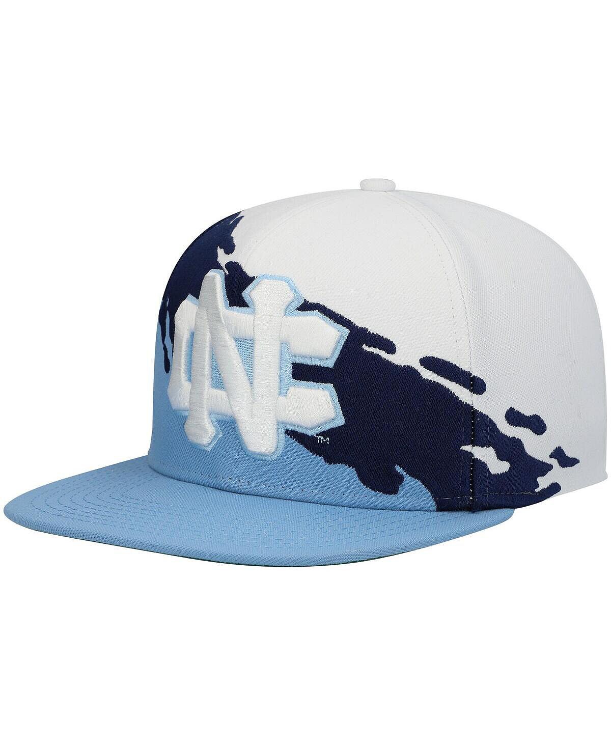 

Мужская кепка с кистью и кепкой Carolina Blue, White North Carolina Tar Heels Mitchell & Ness