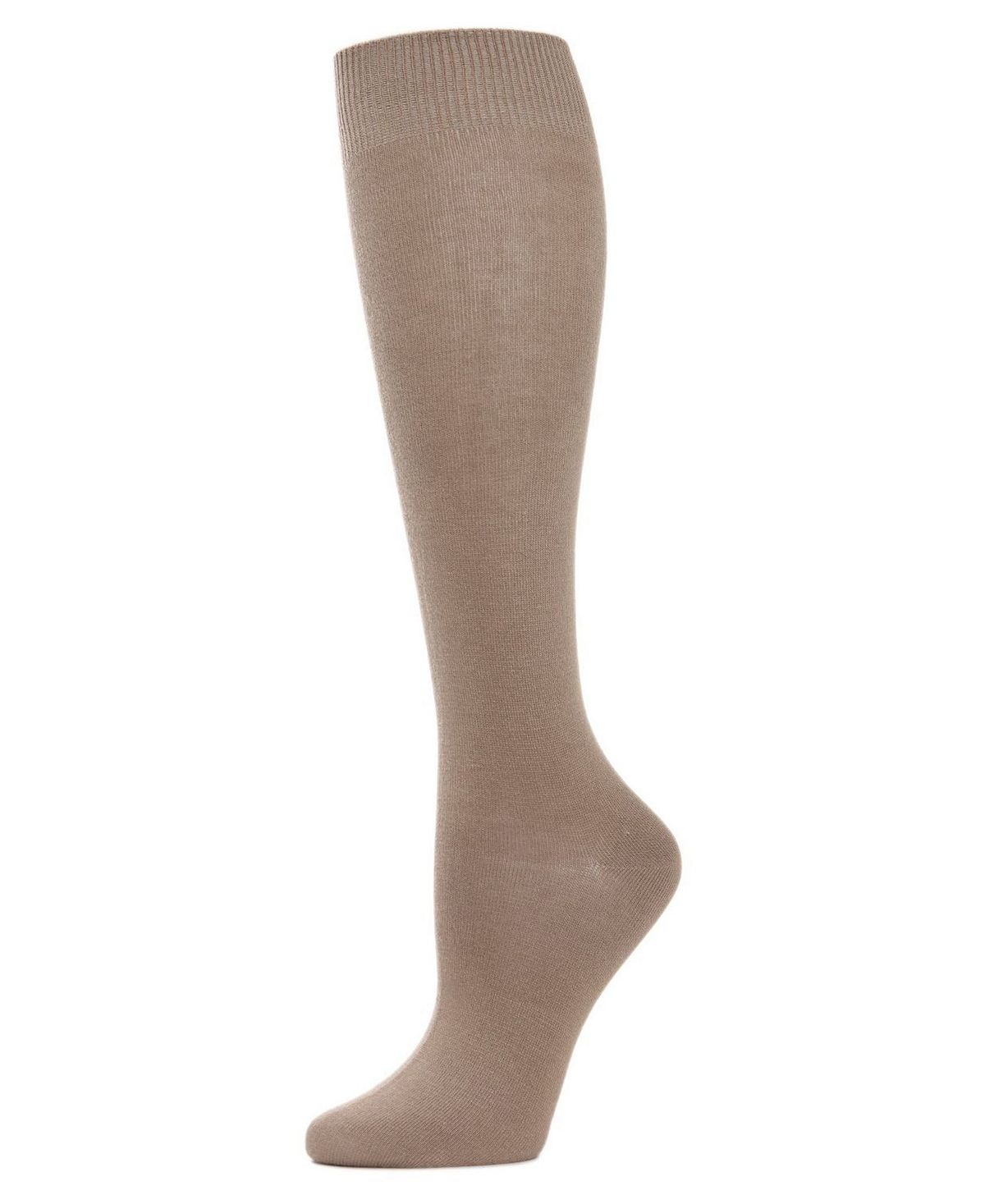 Женские трикотажные носки до колена из смеси бамбука MeMoi, хаки