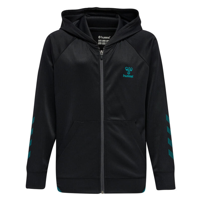 

Hmlgg12 Action Zip Hoodie унисекс, детская мультиспортивная толстовка HUMMEL, цвет blau