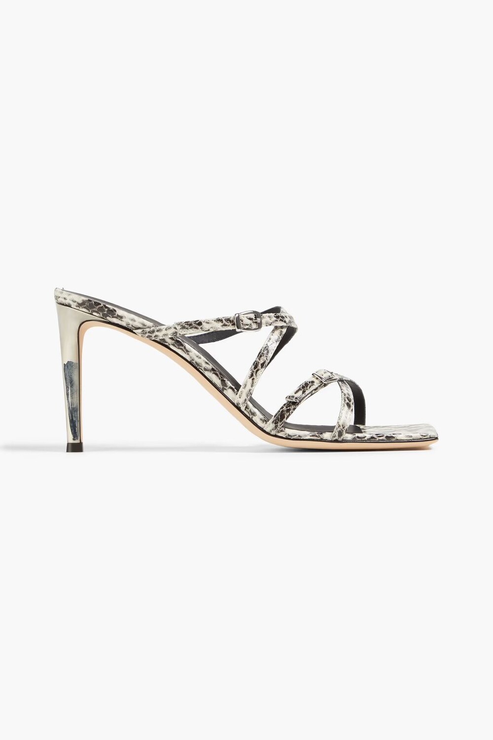 

Мюли Vanilla 85 со змеиным эффектом Giuseppe Zanotti, цвет Animal print