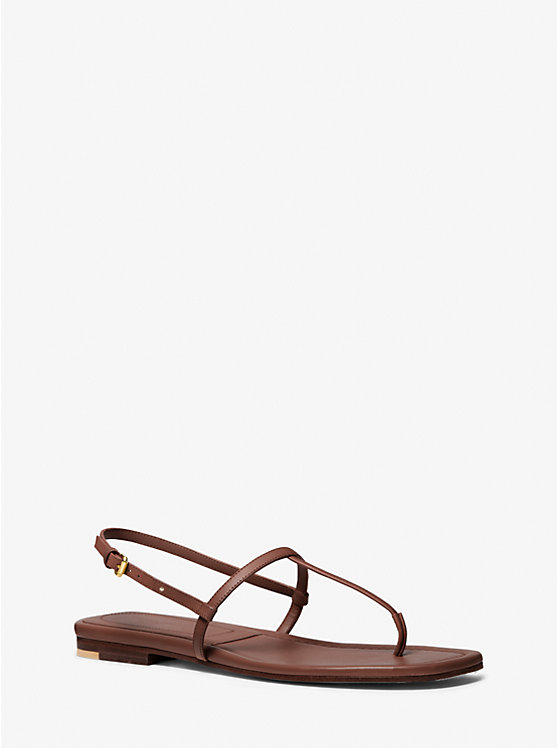 Кожаные сандалии Али Michael Kors Collection, коричневый