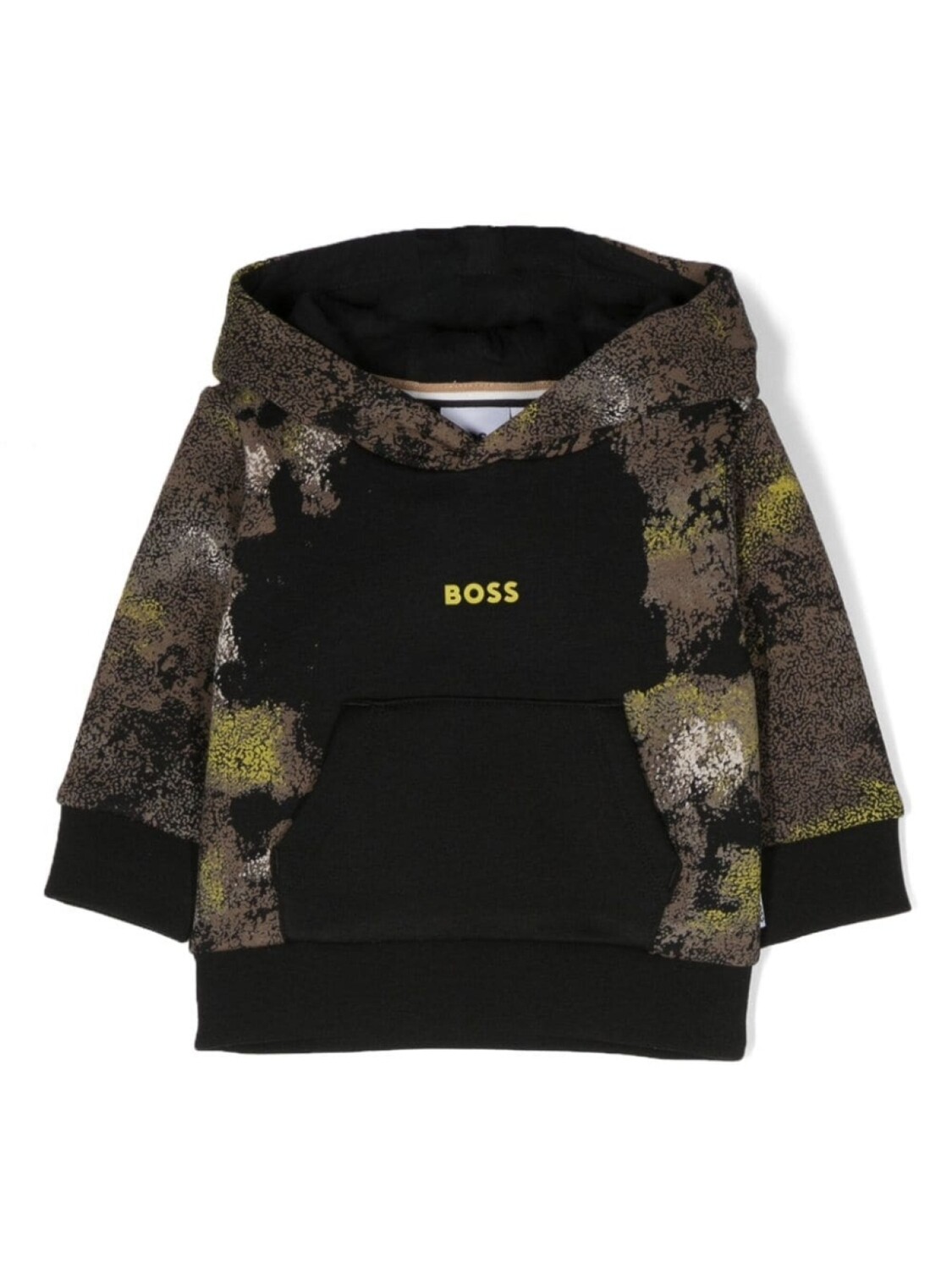 

BOSS Kidswear худи с логотипом, черный