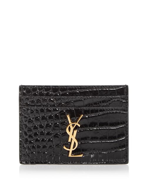 

Кассандра Мателасс&;eacute; Дело карты Saint Laurent, цвет Black