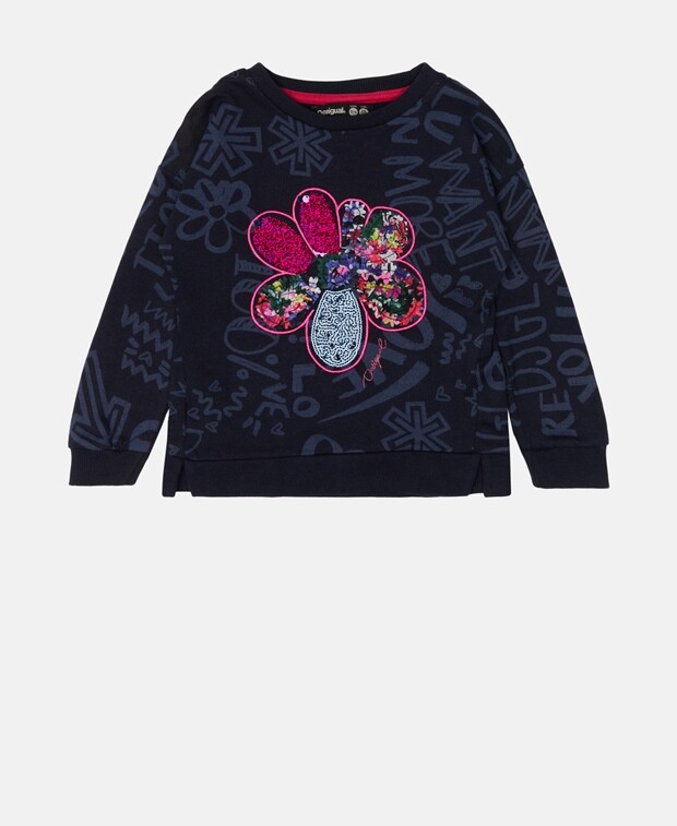 

Толстовка Desigual, темно-синий