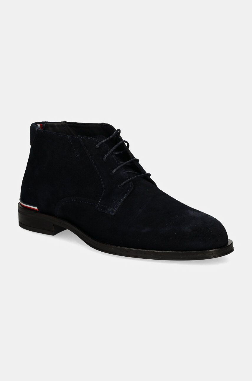 

Замшевые ботинки Tommy Hilfiger CORE RWB HILFIGER SUEDE L BOOT, темно-синий