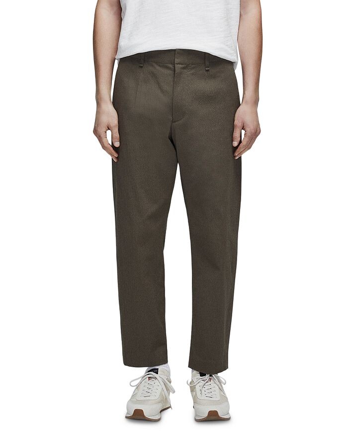 

Брюки прямого кроя из эластичного жатого хлопка rag & bone