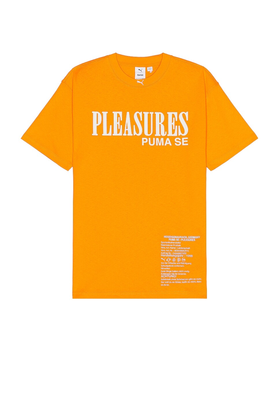 

Футболка Puma Select X Pleasures Typo, оранжевый
