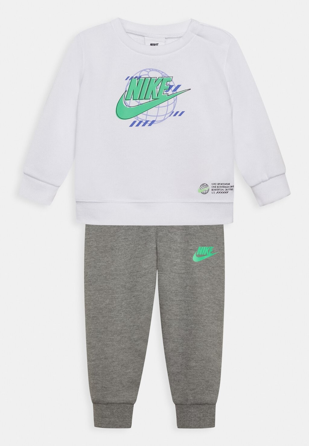 

Толстовка Digital Escape Crew Set Unisex Nike, цвет carbon heather