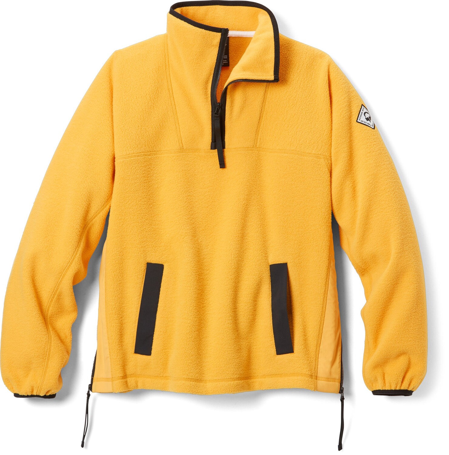 

Флисовый пуловер с молнией в четверть – женский Outdoor Afro + REI Co-op, желтый