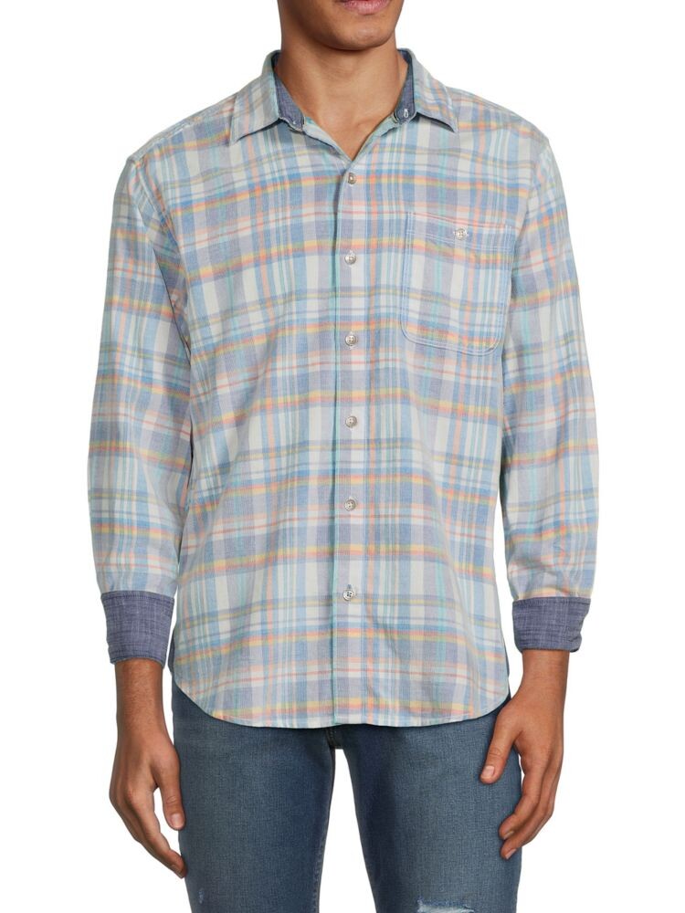 

Вельветовая рубашка в клетку Coastline Huntington Tommy Bahama, цвет White Multi