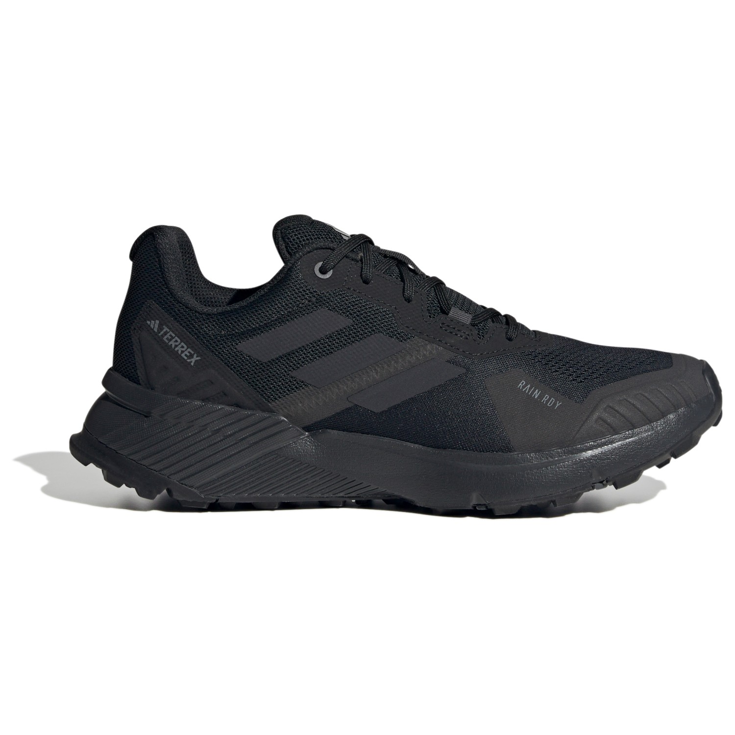 Кроссовки для бега по пересеченной местности Adidas Terrex Terrex Soulstride RAIN RDY, цвет Core Black/Carbon/Grey Six II
