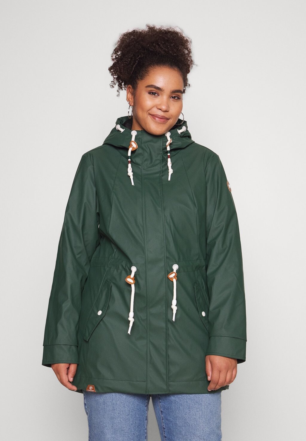 

Парка Ragwear Plus, темно-оливковый