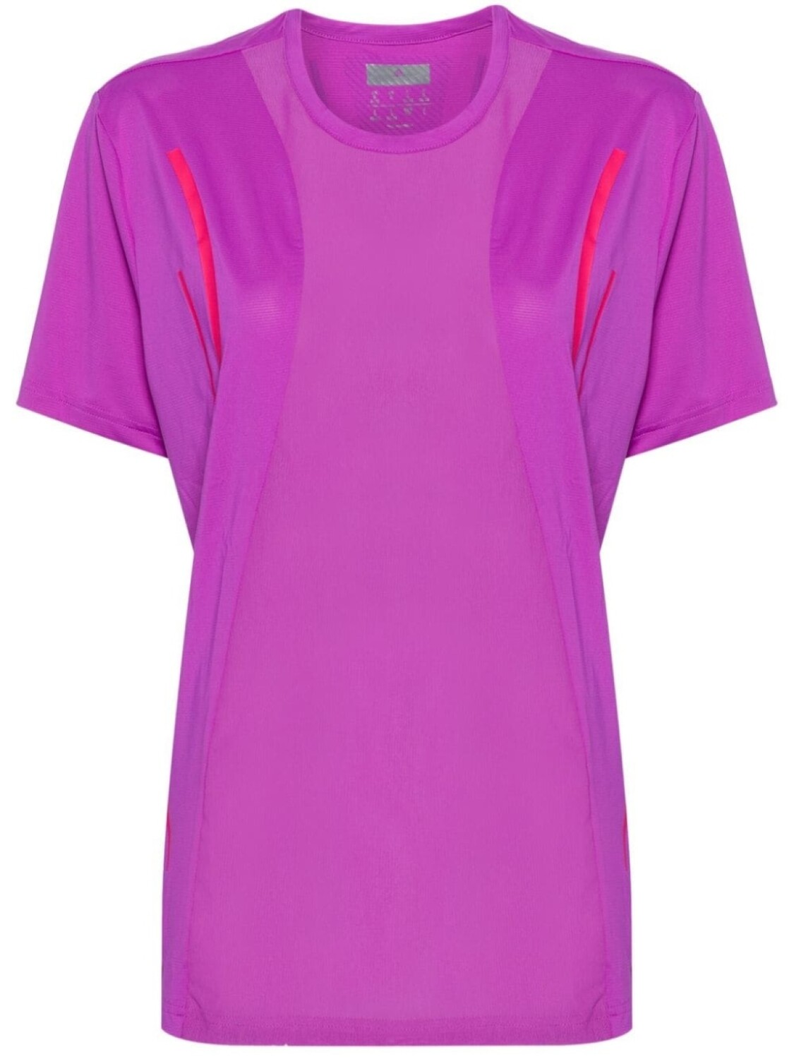 

adidas by Stella McCartney футболка aSMC с полосками, фиолетовый