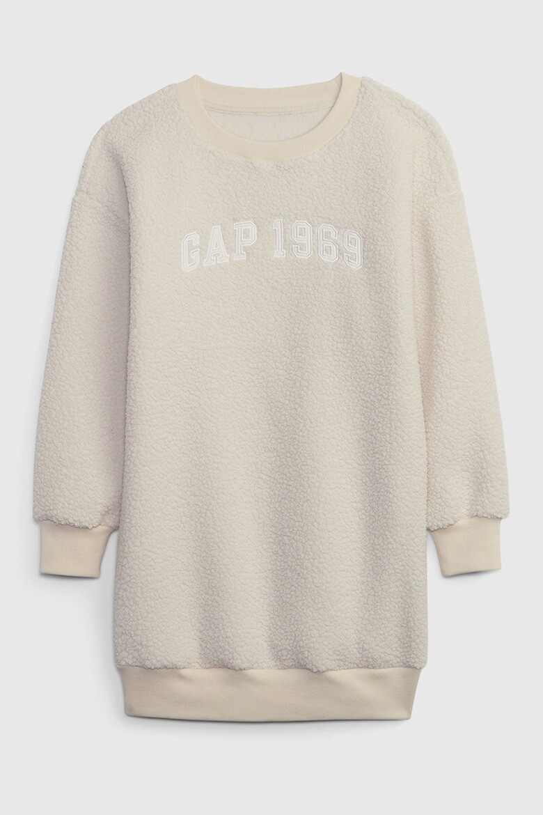

Пышное платье с логотипом Gap, серый