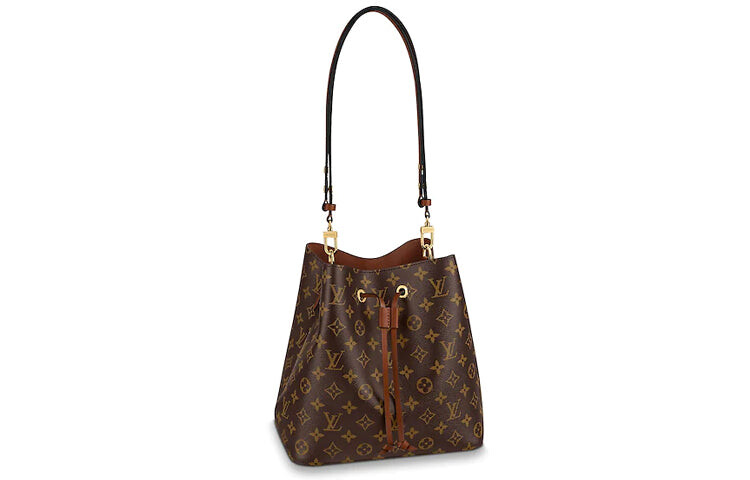 

Сумка-мешок с монограммой Louis Vuitton NeoNoe через плечо, карамельныйный