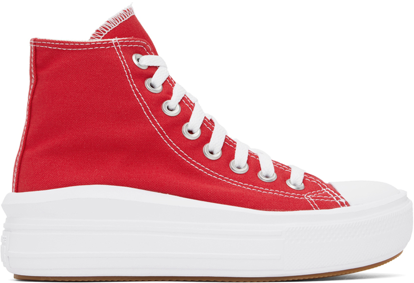 

Красные кроссовки Chuck Taylor All Star Move Converse, Красный, Красные кроссовки Chuck Taylor All Star Move Converse