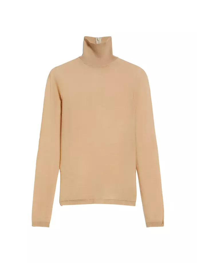 

Шерстяной свитер с высоким воротником Stresa Max Mara, цвет honey