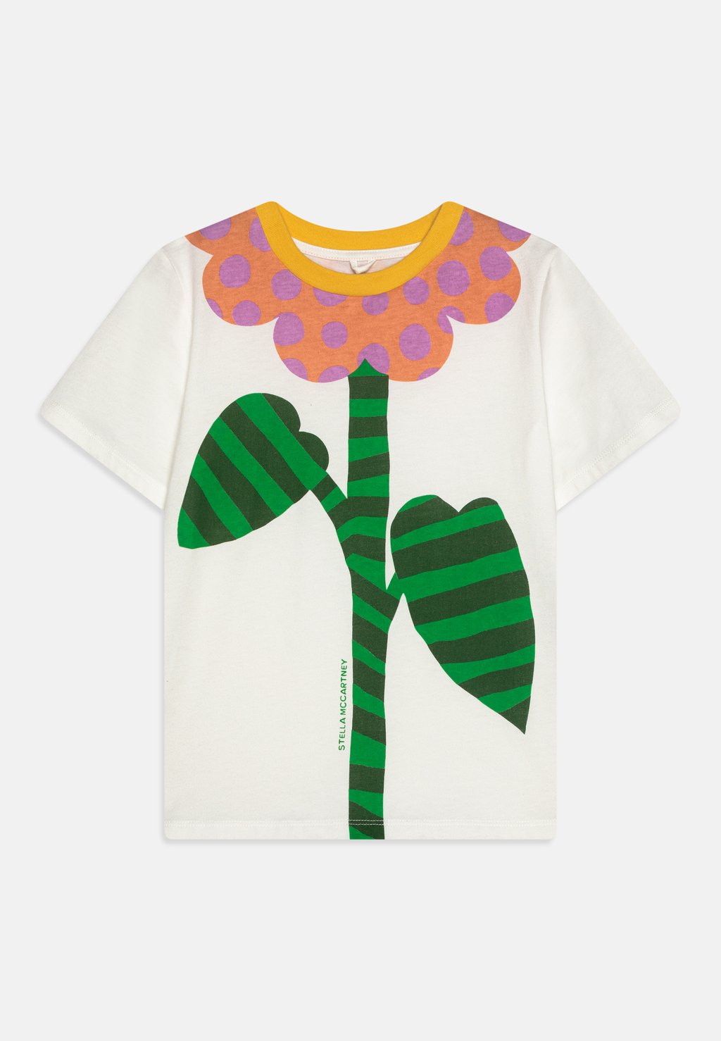 

Футболка с принтом GIRL Stella McCartney Kids, цвет white