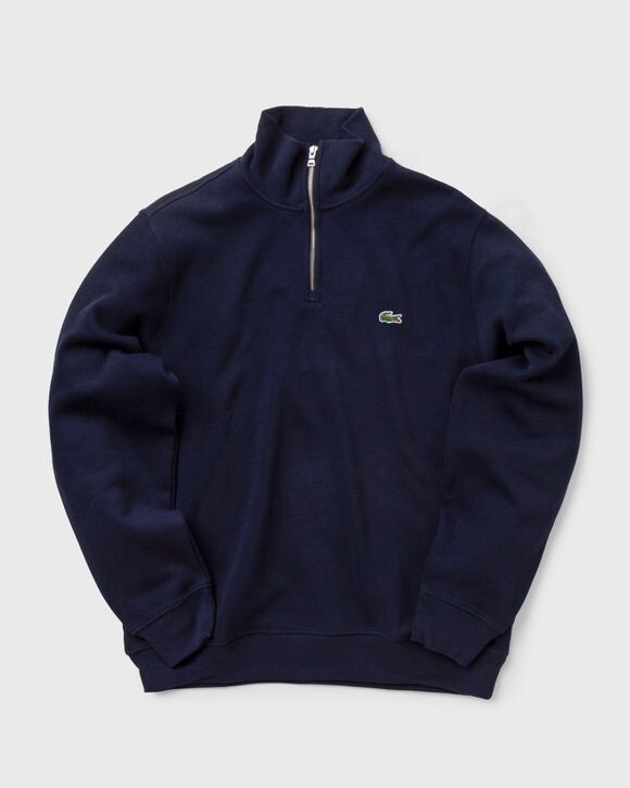 

Толстовка Lacoste Half Zip Sweatshirt, цвет navy blue