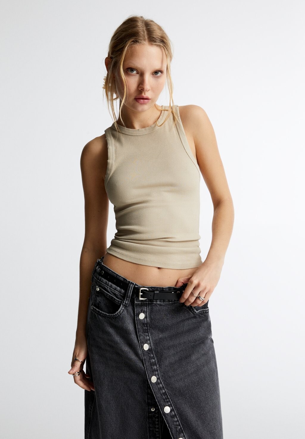 

Топ PULL&BEAR, цвет sand