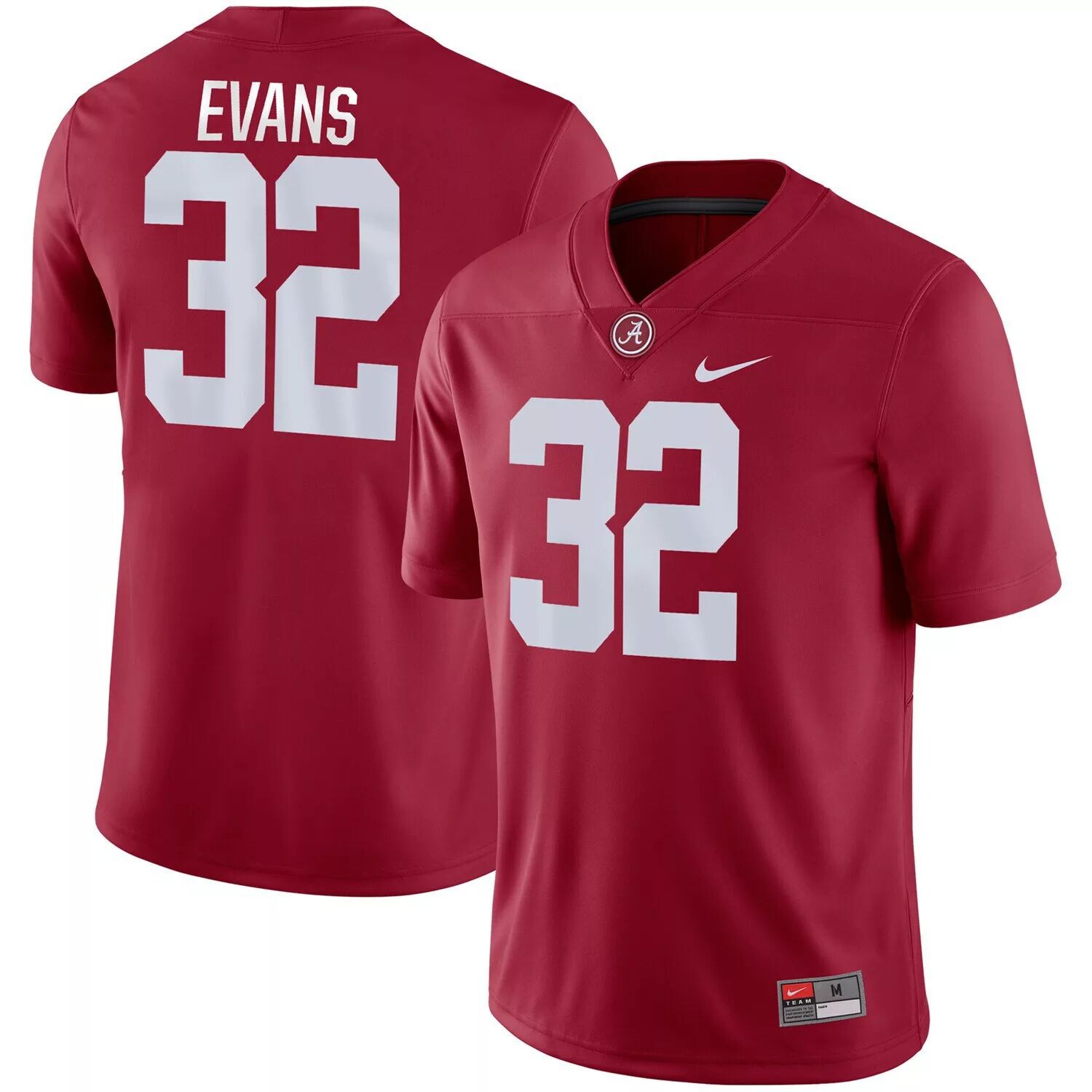 

Мужское джерси Nike Rashaan Evans Crimson Alabama Crimson Tide Game