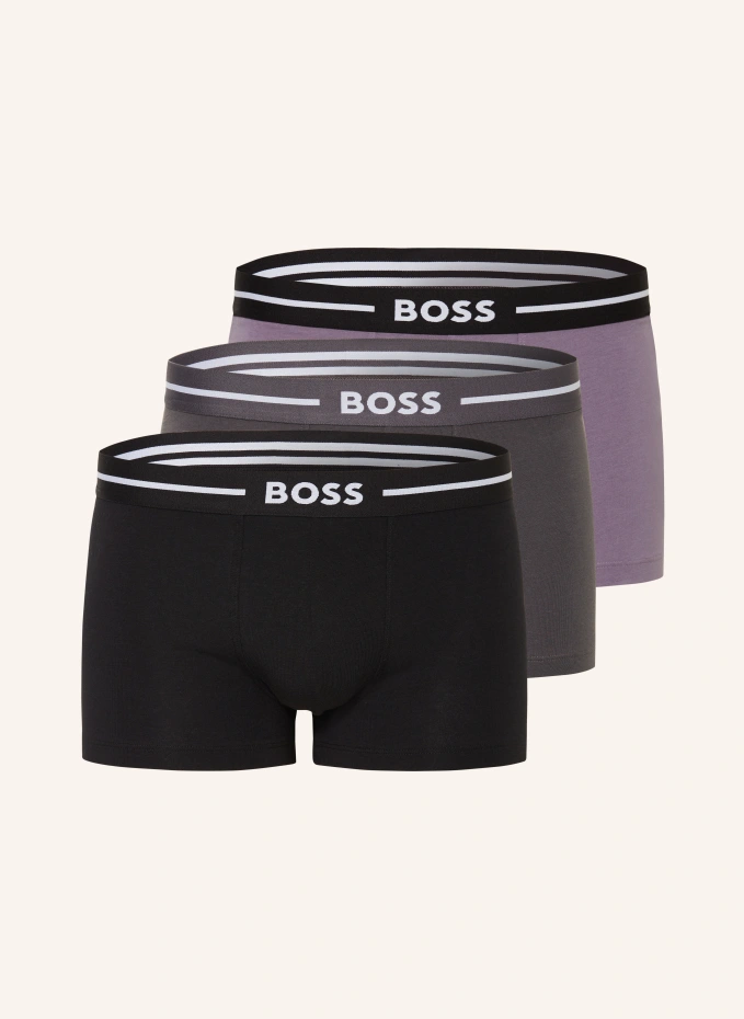 

Комплект из 3 боксеров Boss, черный