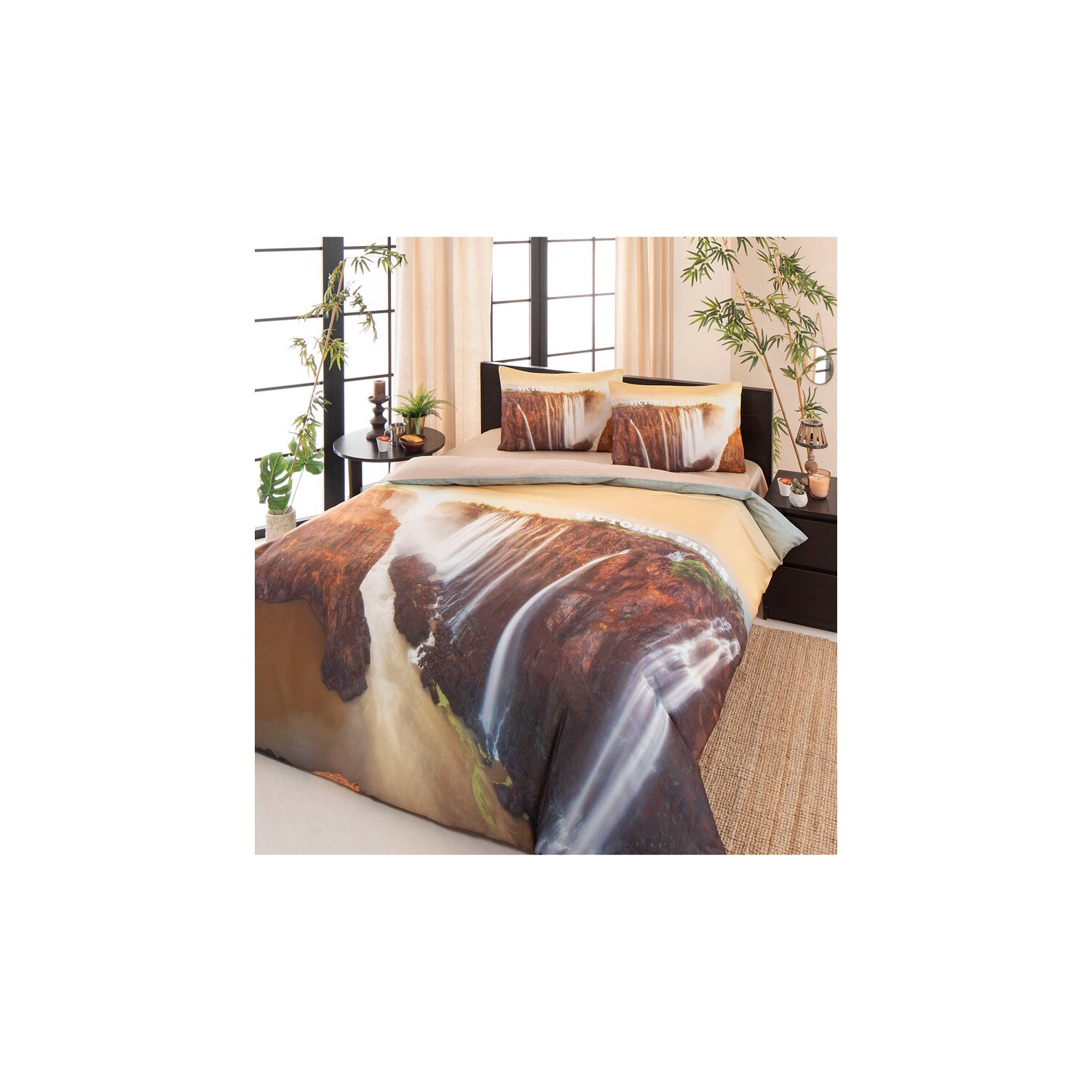 Özdilek Комплект постельного белья из атласа Victoria Falls Soft Life