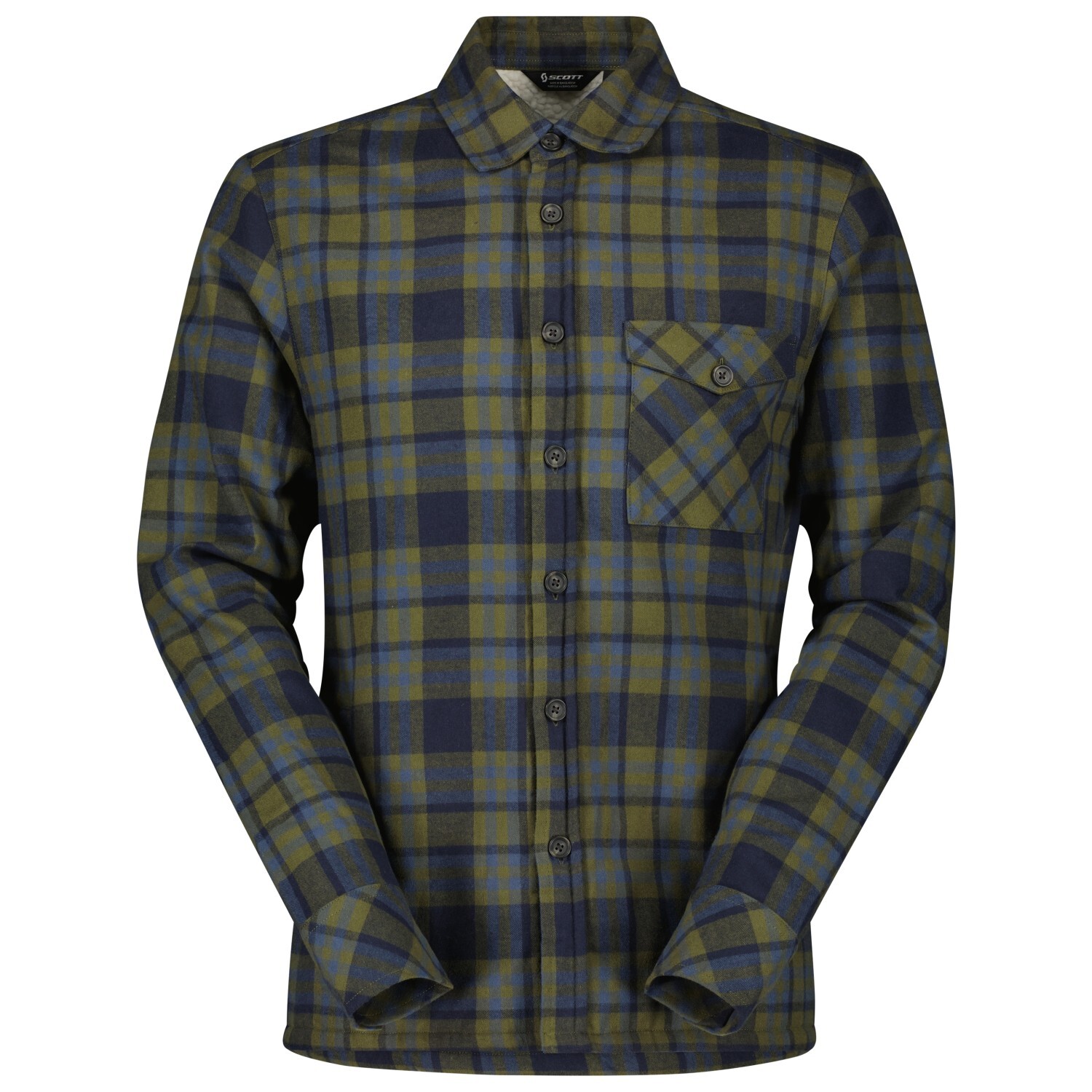 

Рубашка Scott Heritage Pile Shirt, цвет Fir Green/Dark Blue