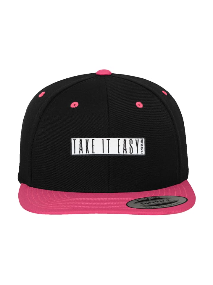 

Бейсболка F4NT4STIC Snapback 2 Tone Snapback 2 Tone Take It Easy, цвет black neon pink