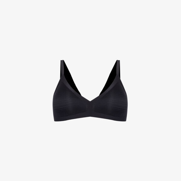 

Бюстгальтер soft stretch stripes с открытой спиной и эластичной тканью Chantelle, черный