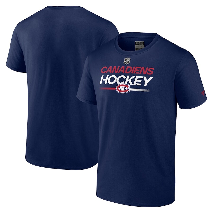 

Футболка с коротким рукавом Fanatics Branded Montreal Canadiens, нави