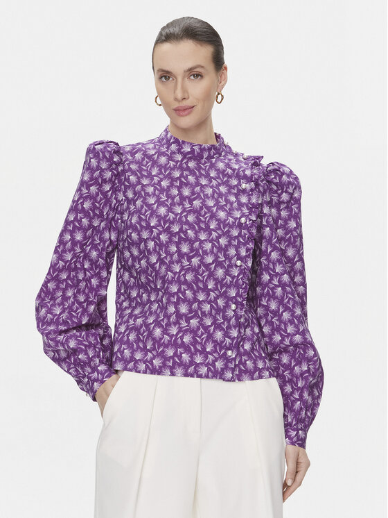 Блуза стандартного кроя Custommade, фиолетовый