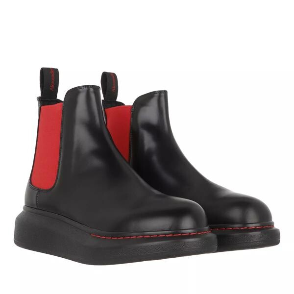 

Ботинки chelsea boots leather black Alexander Mcqueen, черный