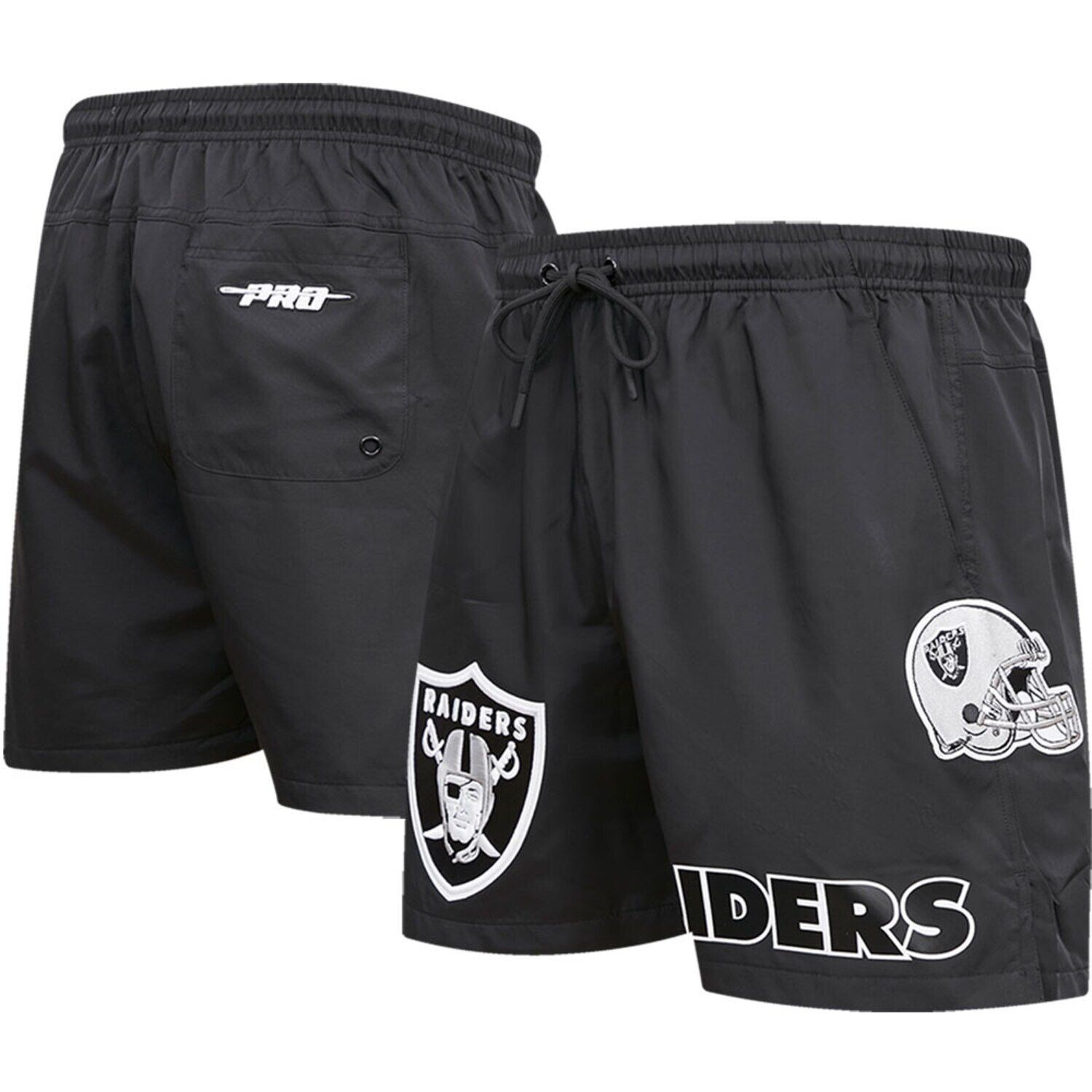 

Мужские тканые шорты Pro Standard черного цвета Las Vegas Raiders