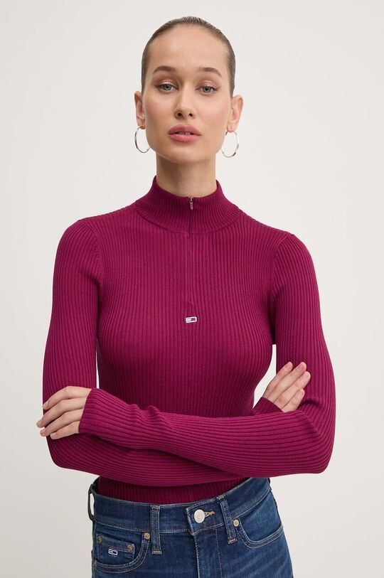 

Свитер Tommy Jeans, фиолетовый