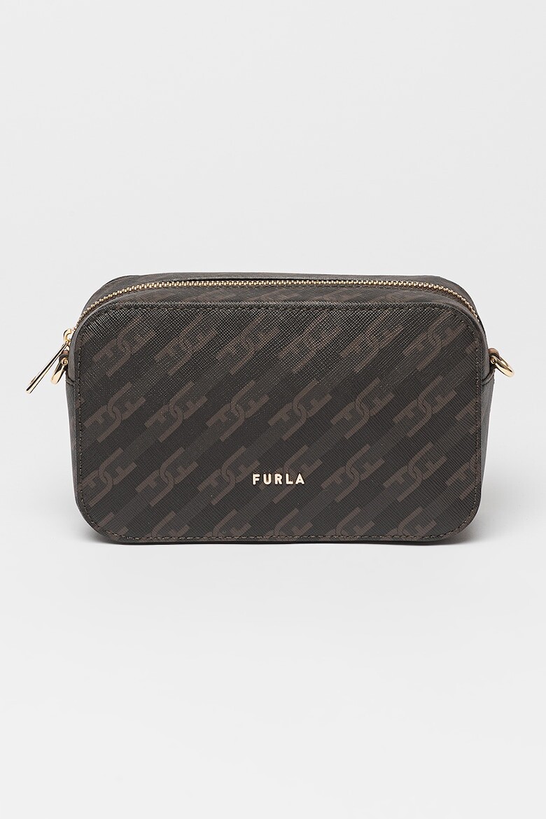 

Кожаная сумка через плечо Furla, коричневый