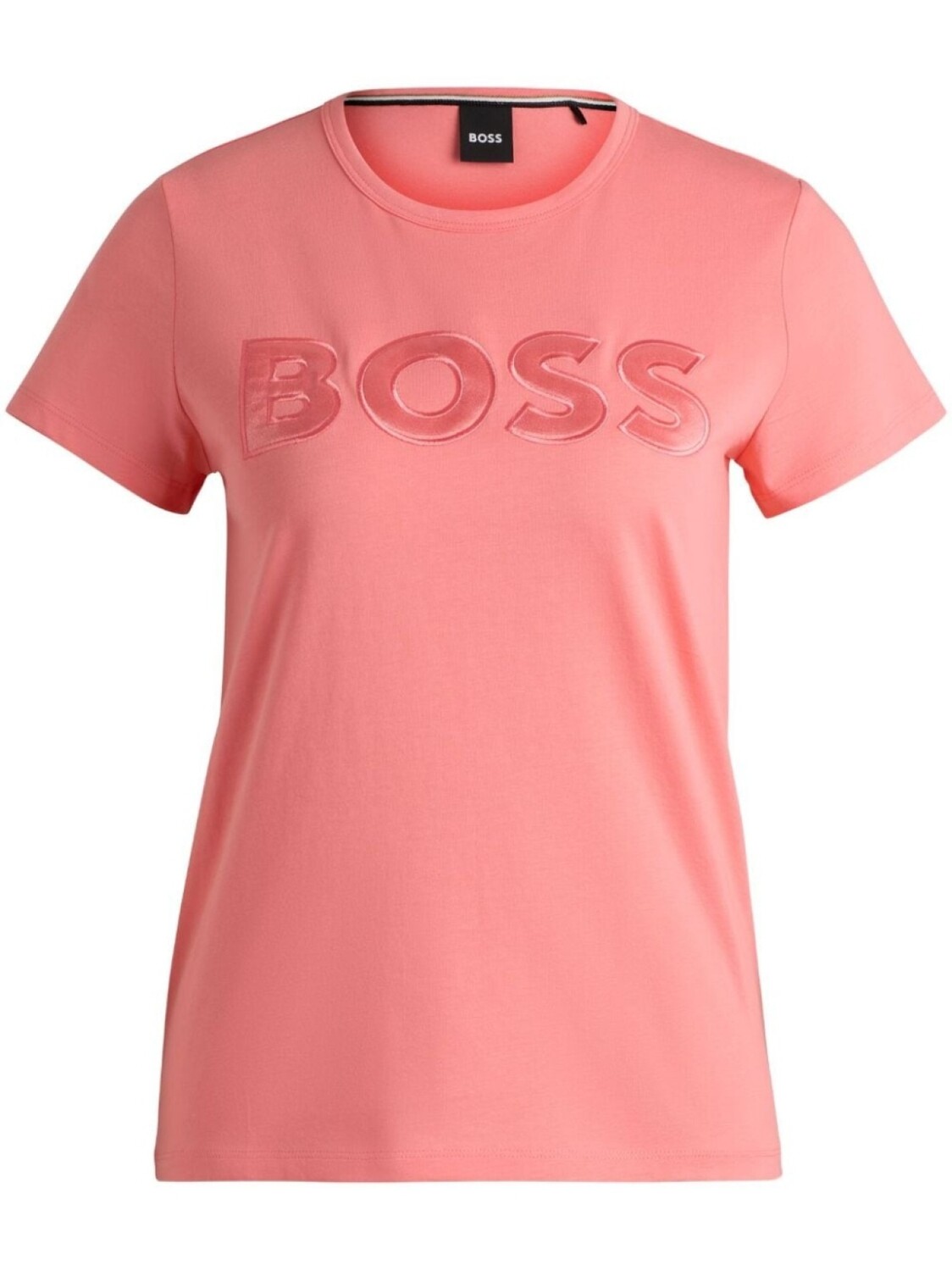 

BOSS футболка с логотипом, розовый