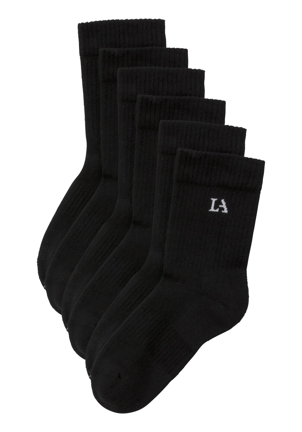 Спортивные носки LASCANA ACTIVE, черный спортивные носки lascana active разноцветный