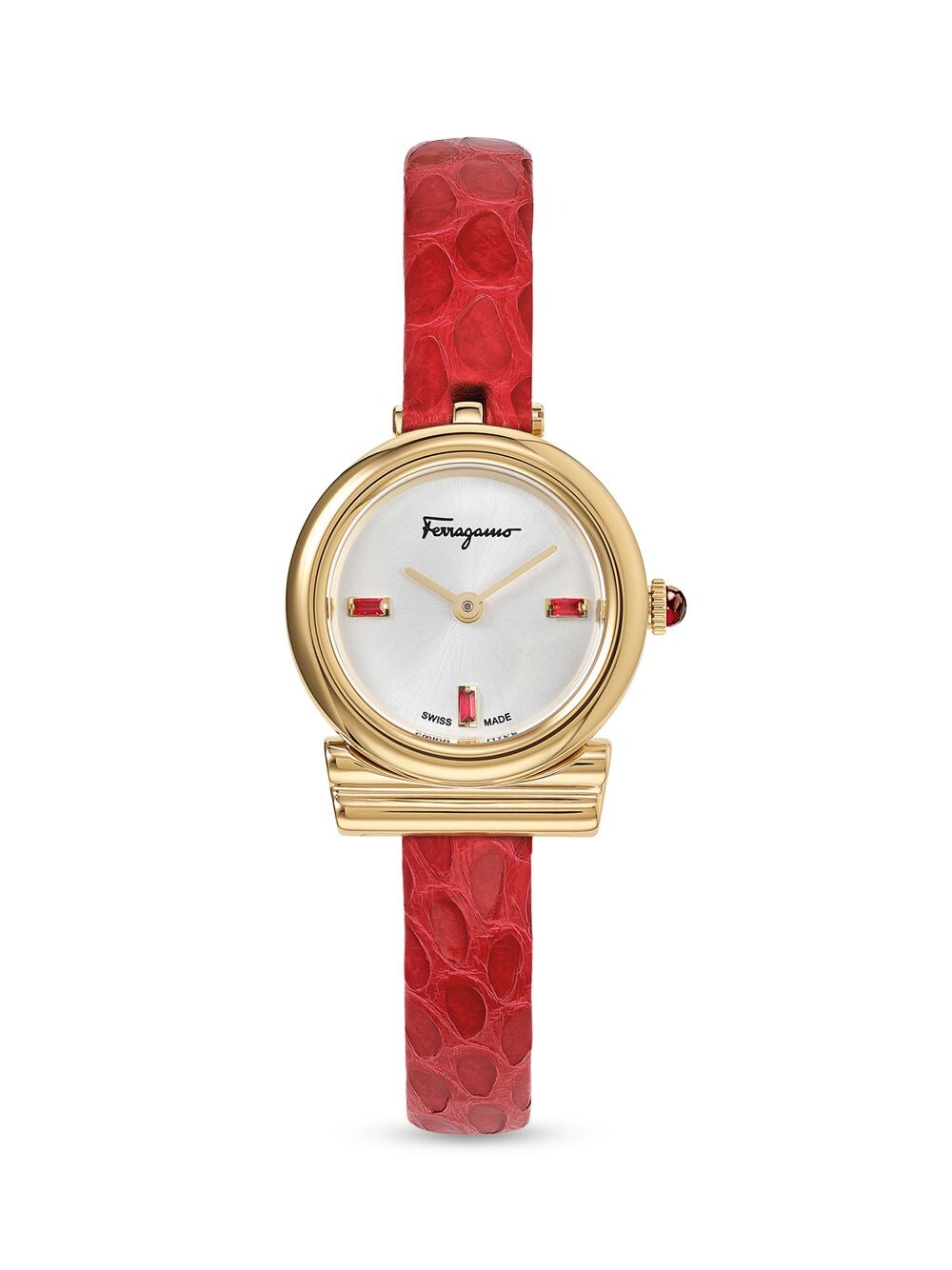 

Рубиновые часы Ганчини FERRAGAMO, золотой
